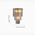 MIRODEMI® Gernika | Gold/Blue Frosted glass Wall Lamp | wall sconces | wall lamp