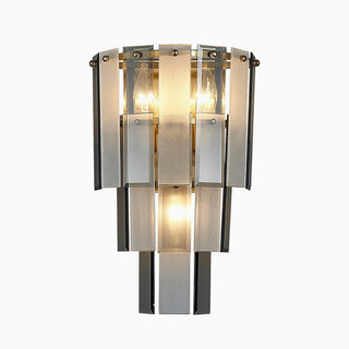 MIRODEMI® Gernika | Gold/Blue Frosted glass Wall Lamp | wall sconces | wall lamp