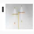 MIRODEMI® Gersau | Artistic Gold Modern Parrot-Shaped Floor Lamp for Living Room, Bedroom, Home, Hall