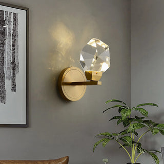 MIRODEMI® Getafe | Diamond Design Crystal Led Wall Sconce | wall light | wall lamp