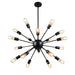 MIRODEMI® | Gland Creative Iron Chandelier in the Shape of 12-arm Satellite for Dining Room