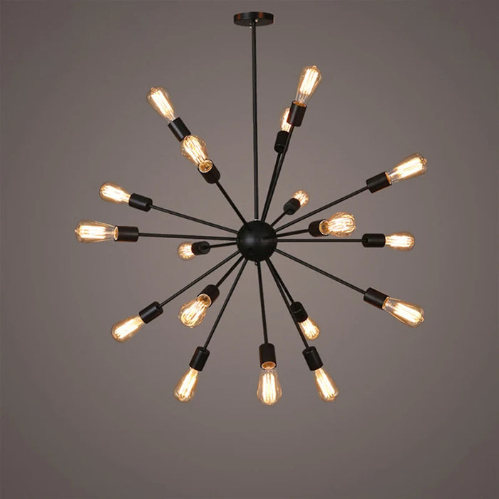 MIRODEMI® | Gland Creative Iron Chandelier in the Shape of 12-arm Satellite for Dining Room