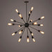 MIRODEMI® | Gland Creative Iron Chandelier in the Shape of 12-arm Satellite for Dining Room