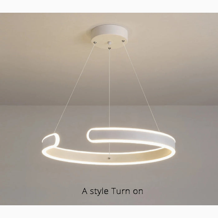 MIRODEMI® Grammont | Modern LED Ring Chandelier style