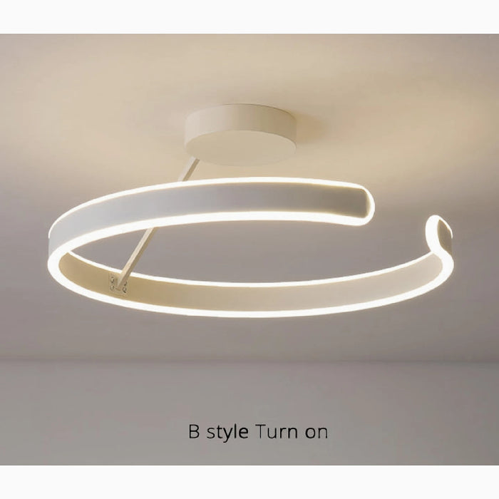 MIRODEMI® Grammont | large Modern LED Ring Chandelier