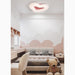 MIRODEMI® Haacht | Modern Heart-Shaped pink LED Ceiling Light for kids room