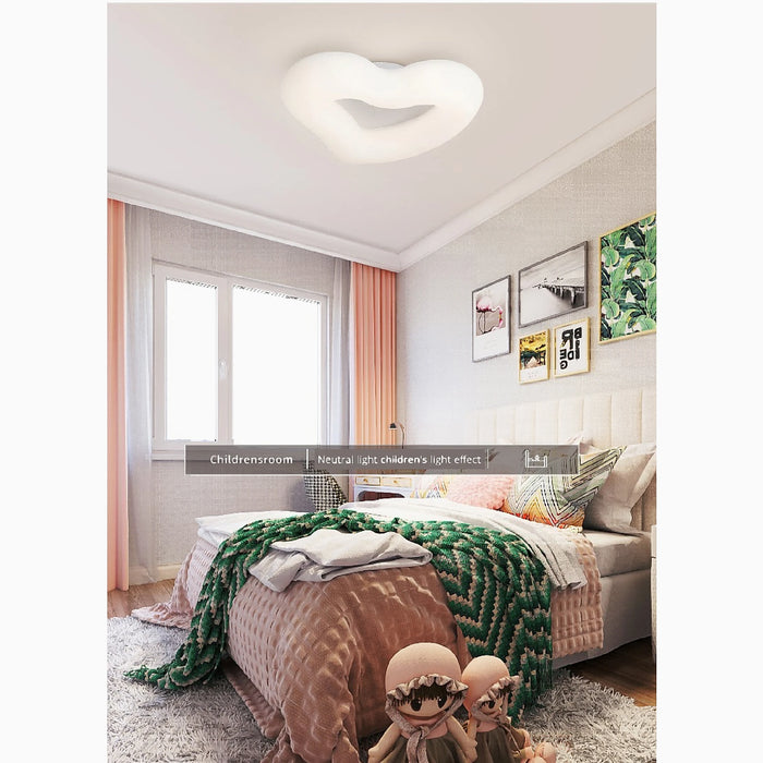 MIRODEMI® Haacht | Modern Heart-Shaped LED Ceiling Light 