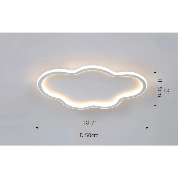 Ceiling|Lamp|Cloud|LED|Kids|Children|Bedroom|Room|White