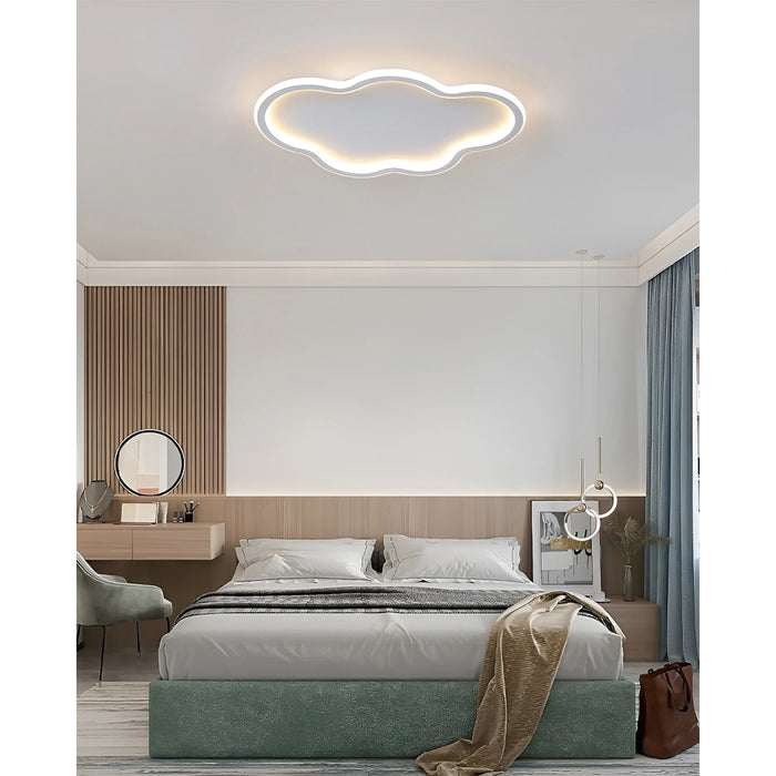 Ceiling|Lamp|Cloud|LED|Kids|Children|Bedroom|Room|White