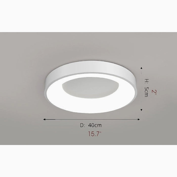 MIRODEMI® Hamont-Achel | Modern white Dimmable Ceiling Lamp