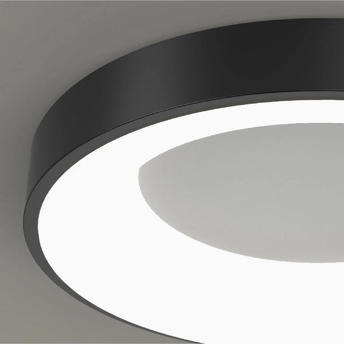 MIRODEMI® Hamont-Achel | Modern black LED Ceiling Lamp