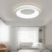 MIRODEMI® Hamont-Achel | Modern Dimmable white LED Ceiling Lamp