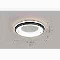 MIRODEMI® Hamont-Achel | Modern black Ceiling Lamp