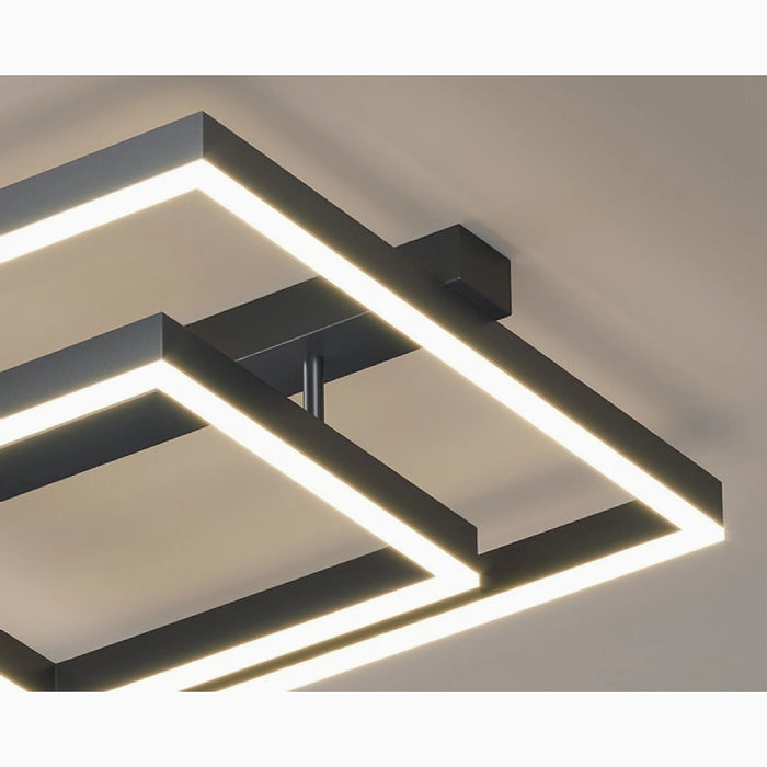 MIRODEMI® Herzele | Nordic Square LED Ceiling Light