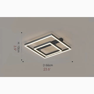 MIRODEMI® Herzele | Nordic Square LED Ceiling Light