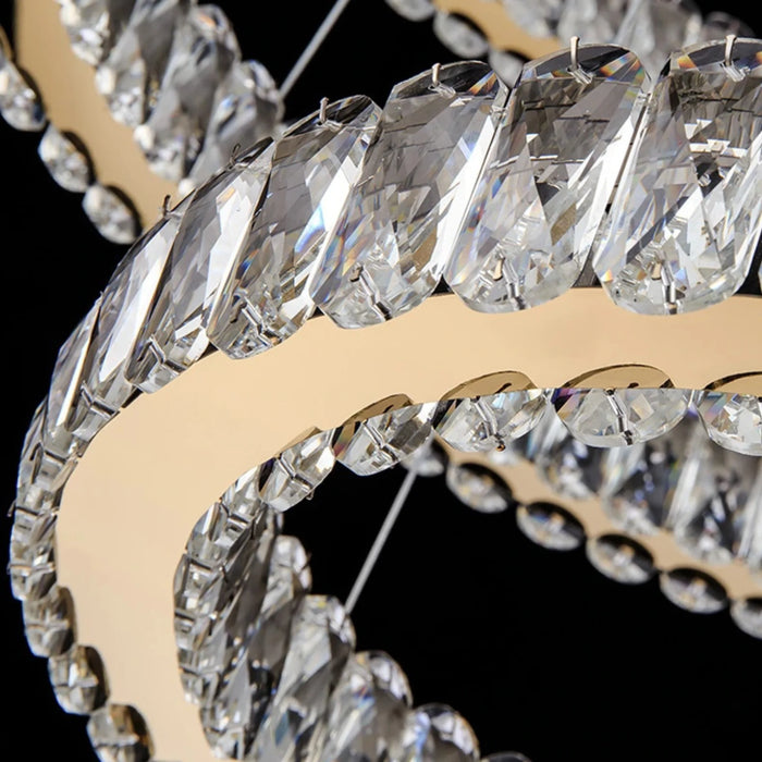 MIRODEMI® Hinwil | Creative Design Gold/Chrome Crystal Chandelier for Hotel