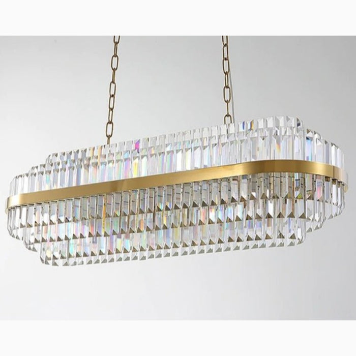 MIRODEMI Hoei Modern Large Lux Crystal Gold Chandelier For Home Decoration