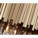 MIRODEMI® Hooglede | Wonderful Rectangle Gold Stylish Modern Chandelier for Dining room