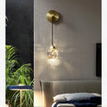 MIRODEMI® Horgen | Gold Diamond Design Crystal Wall Lamp | wall light | wall sconces