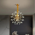 MIRODEMI® Horw | Colorful Stone Gold Chandelier for Bedroom