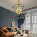 MIRODEMI® Horw | Colorful Stone Crystal Chandelier for Bedroom