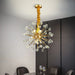 MIRODEMI® Horw | Stone Gold Crystal Chandelier for Living Room