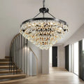 MIRODEMI® Houffalize | Creative Crystal Round Chandelier for Hall