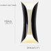 MIRODEMI® Huesca | White/Black Nordic Luxury Wall Sconce | wall light |wall lamp