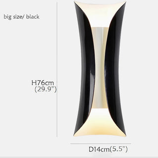 MIRODEMI® Huesca | White/Black Nordic Luxury Wall Sconce | wall light |wall lamp