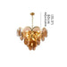 MIRODEMI® Huy | Amber Glass Chandelier for Hotel