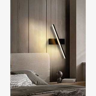 MIRODEMI® Ibiza | Black/White Iron Adjustable LED Wall Sconce