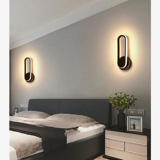 MIRODEMI® Ibiza | Black/White Iron Adjustable LED Wall Sconce