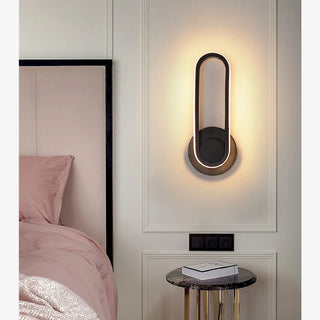 MIRODEMI® Ibiza | Black/White Iron Adjustable LED Wall Sconce