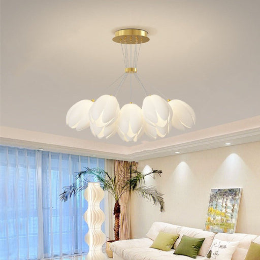 MIRODEMI® Idro Modern Ceiling Chandelier in the Shape of Flower for Bedroom, Dining Room image | luxury lighting | flower lamps