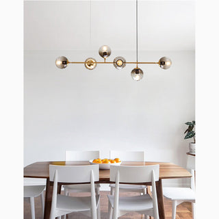 MIRODEMI® Ilbono | Nordic LED Pendant Light in the Shape of Glass Ball for Dining Room