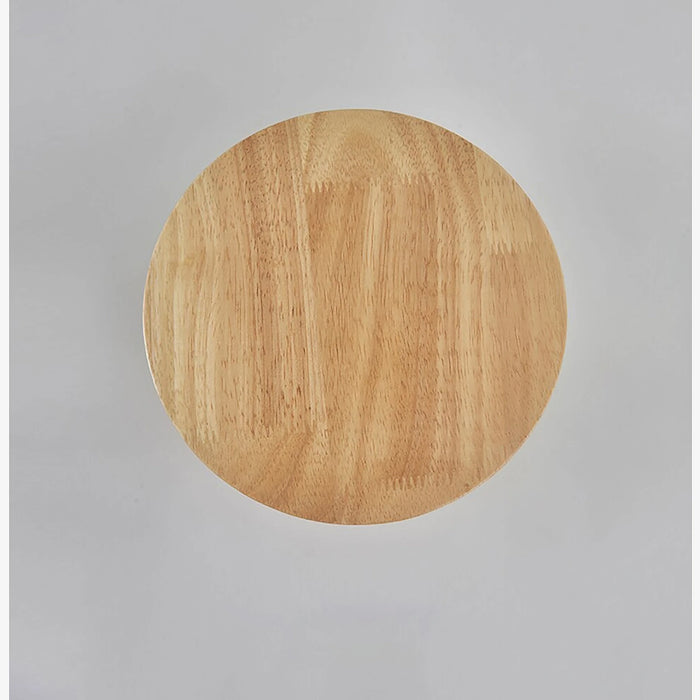 MIRODEMI® Illnau-Effretikon | Round/Oval Wooden Wall Sconce