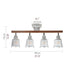 MIRODEMI® Imola | Japanese Wood Track Multi-Headed LED Ceiling Lamp for Restaurant