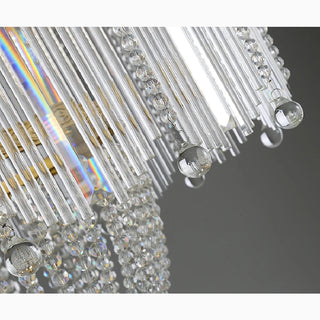 MIRODEMI® Imperia | Gorgeous Crystal Copper LED Chandelier for Dining Room, Bedroom