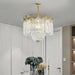 MIRODEMI® Imperia | Gorgeous Crystal Copper LED Chandelier for Dining Room, Bedroom