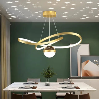 MIRODEMI Impruneta | Modern Beautiful LED Hanging Chandelier for Bedroom