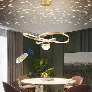 MIRODEMI Impruneta | Modern Beautiful LED Hanging Chandelier for Kitchen Island