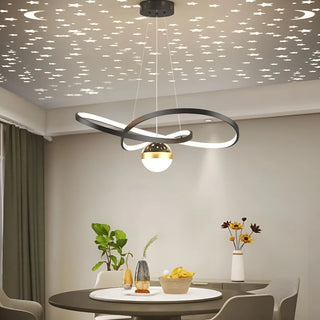 MIRODEMI Impruneta | Modern Beautiful LED Hanging Chandelier for Kitchen