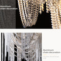 MIRODEMI Incudine | Luxury Vintage LED Chandelier with Thin Chain Details