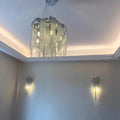 MIRODEMI Incudine | Luxury Vintage LED Chandelier with Thin Chains for Hall