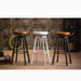 MIRODEMI® Industrial-Styled Iron Rotating and Lifting Bar Stool Made of Solid Wood image | luxury furniture | bar decor