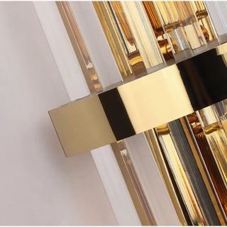 MIRODEMI® Interlaken | Luxury copper crystal wall lamp | wall sconce | golden wall light