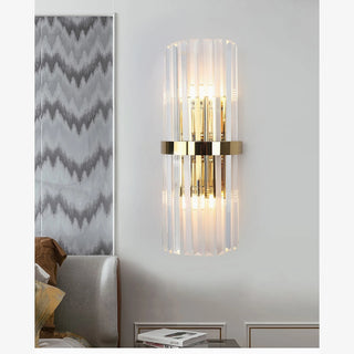 MIRODEMI® Interlaken | Luxury copper crystal wall lamp | wall sconce | golden wall light