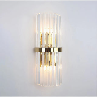 MIRODEMI® Interlaken | Luxury copper crystal wall lamp | wall sconce | golden wall light