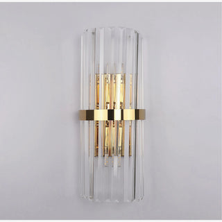 MIRODEMI® Interlaken | Luxury copper crystal wall lamp | wall sconce | golden wall light