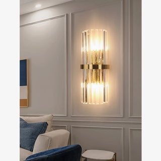 MIRODEMI® Interlaken | Luxury copper crystal wall lamp | wall sconce | golden wall light